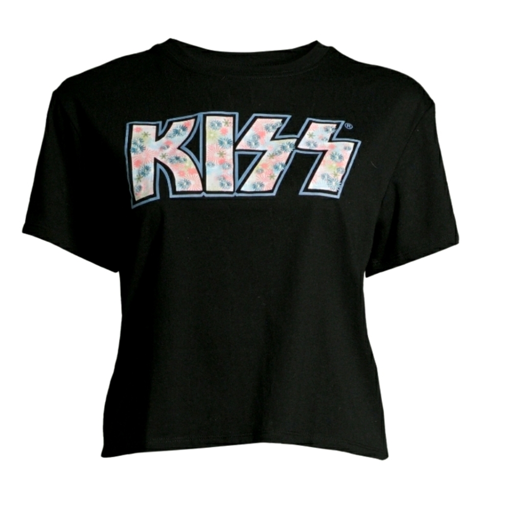 Kiss floral crop top shirt